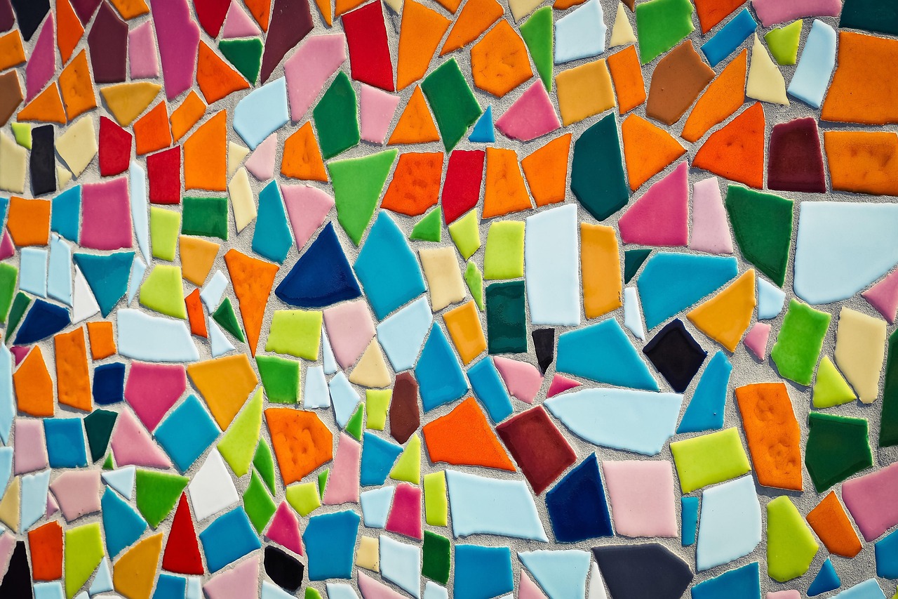 Colorful Mosaic Tile Texture