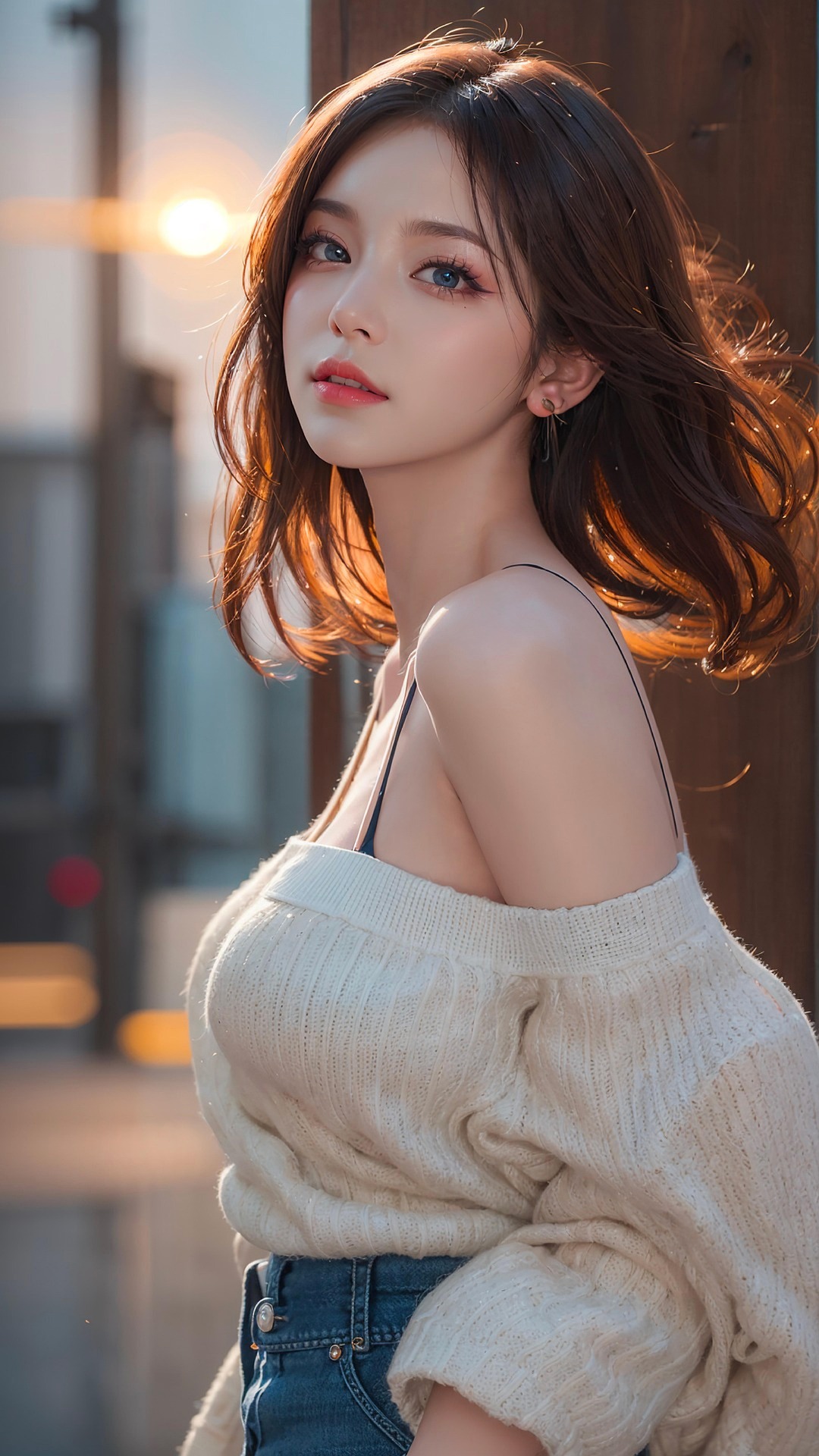 Golden Hour AI Portrait