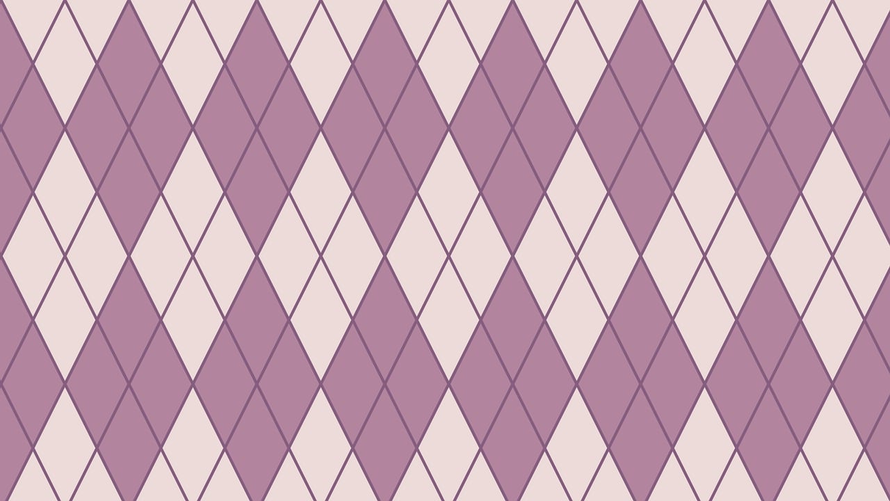 Lavender Argyle Holiday Pattern