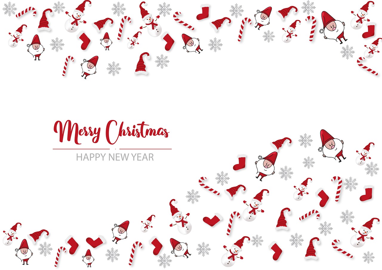 Merry Christmas Doodle Greeting Card