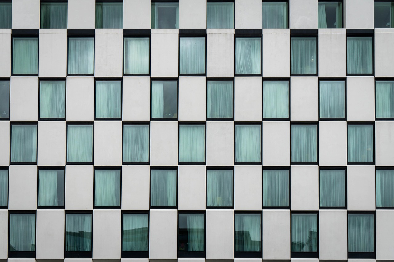 Minimal Building Window Grid