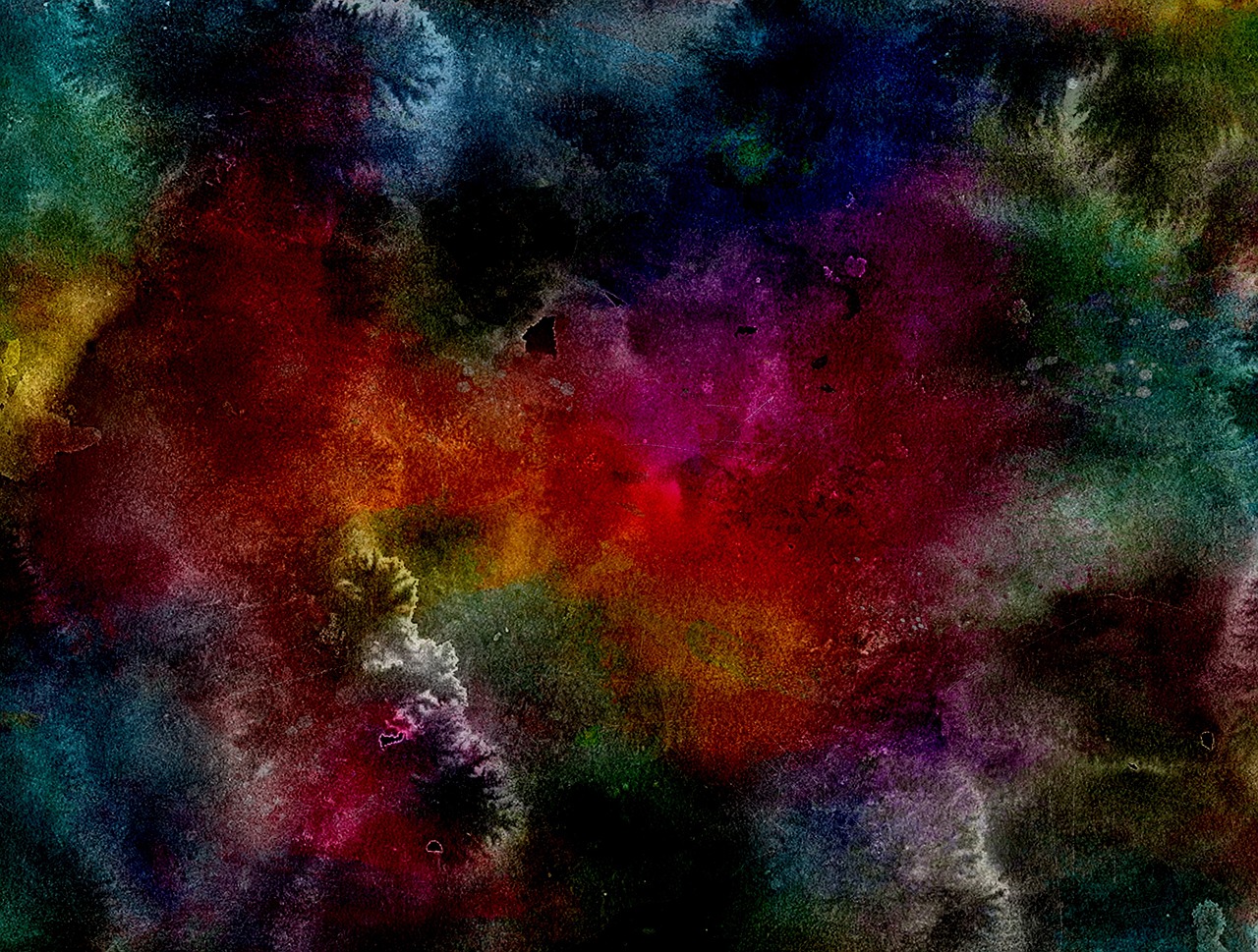Multicolor Cosmic Dust Clouds