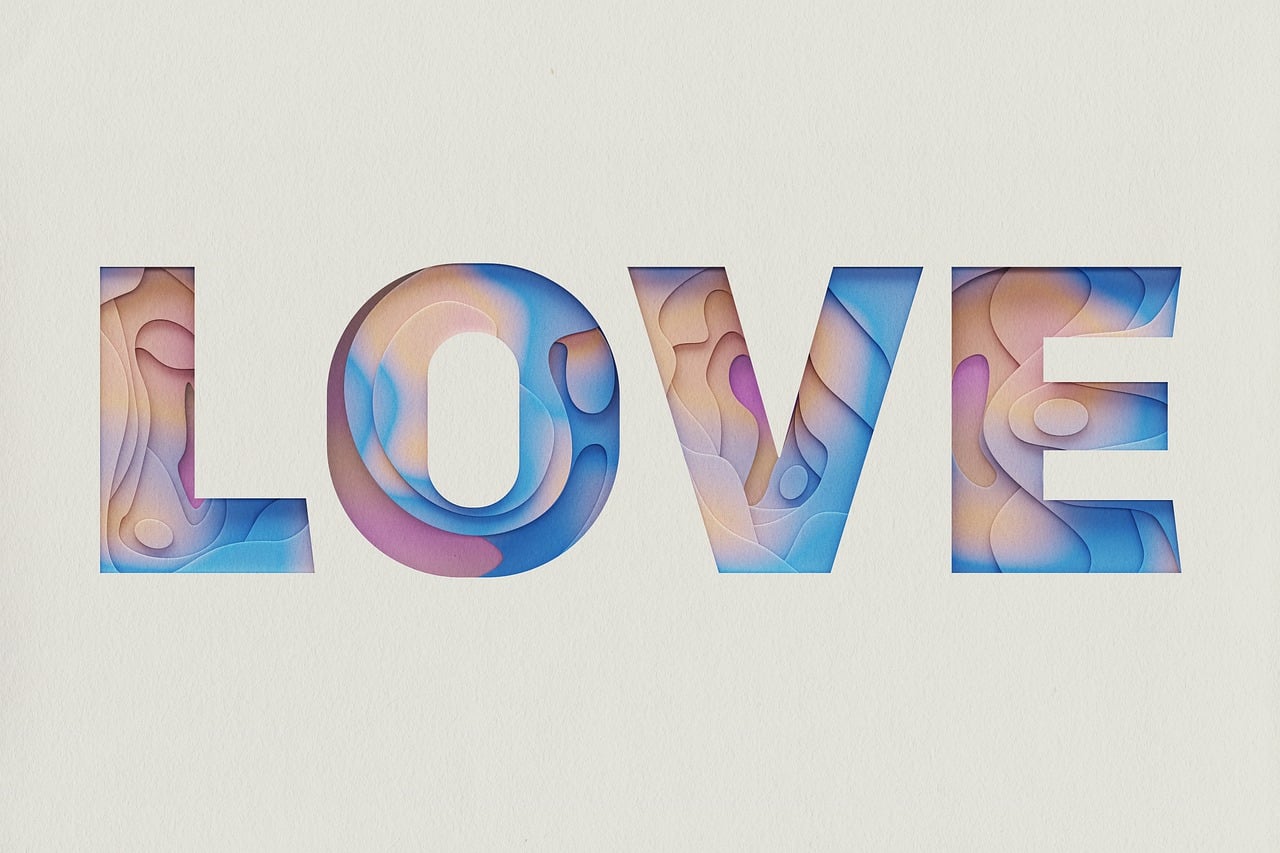Pastel Love Typography