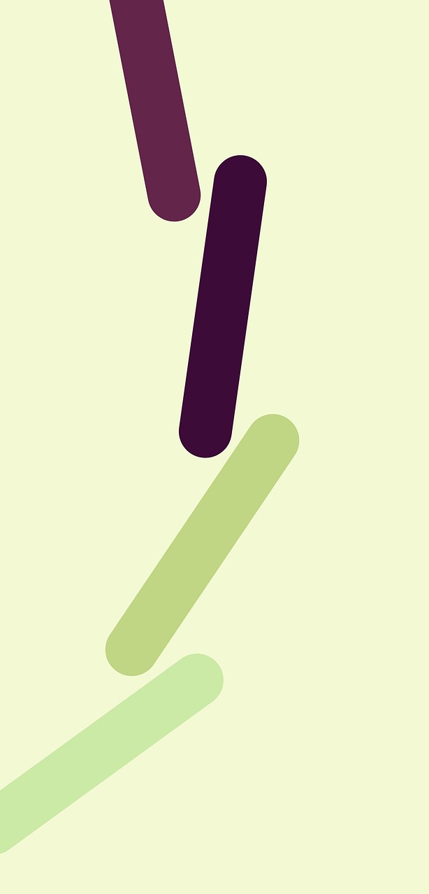 Pastel Rounded Bars Minimal Wallpaper