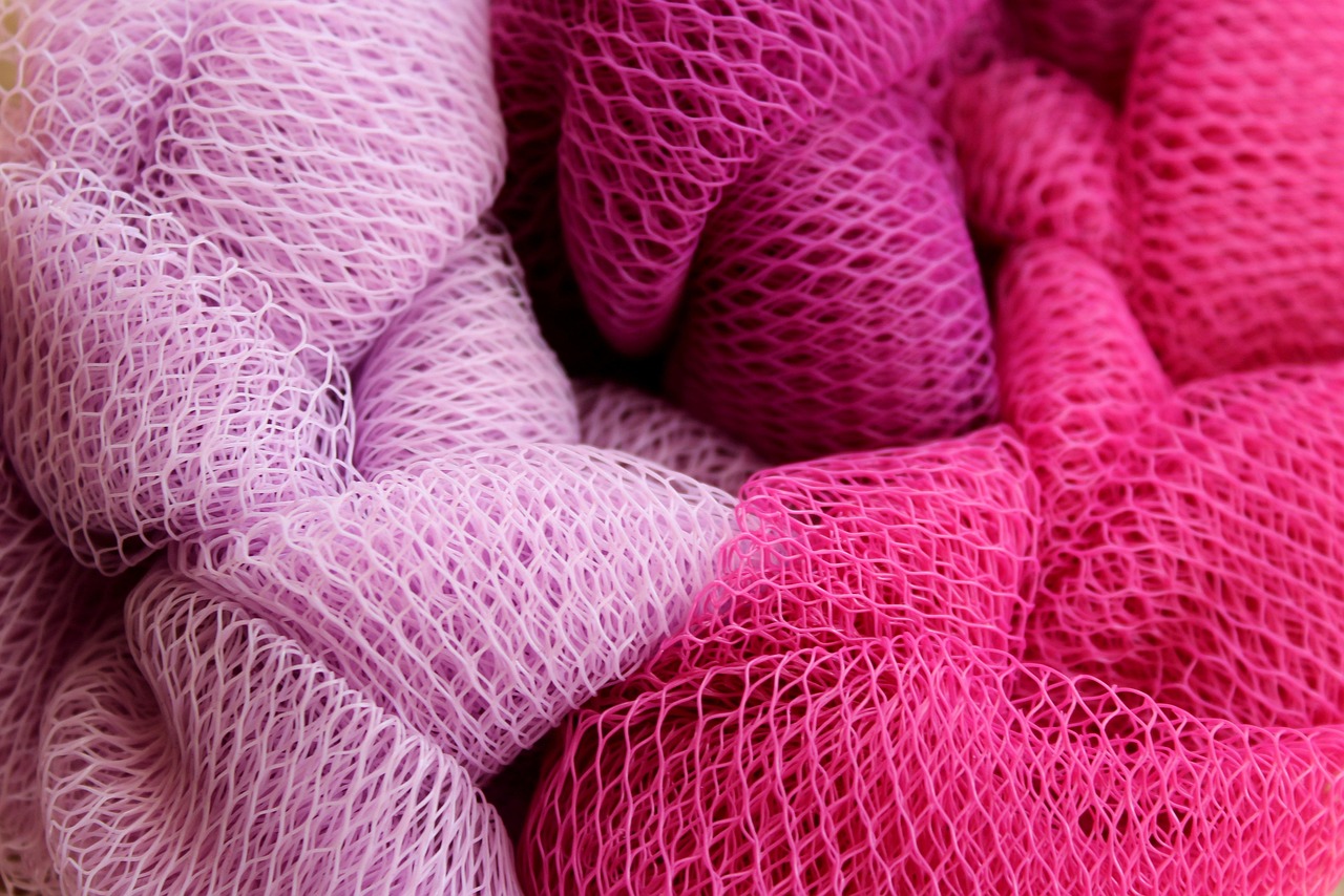 Pink Mesh Abstract Texture