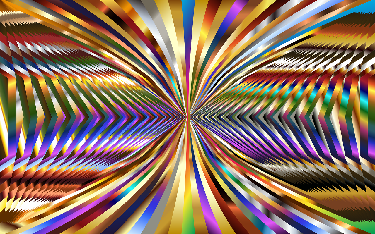 Prismatic Radial Burst
