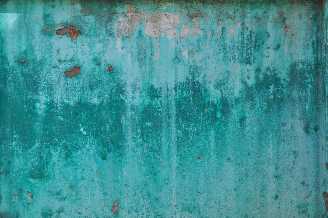 Turquoise Weathered Wall Texture